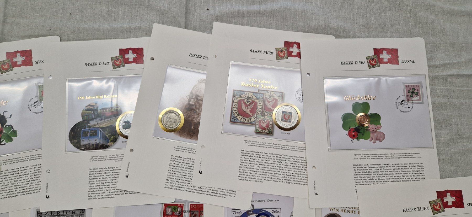 Tutti le monete: ERSTTAGSBRIEF MÜNZEN BASLER TAUBE – Usato da Bilten venduto da Mic2022 3