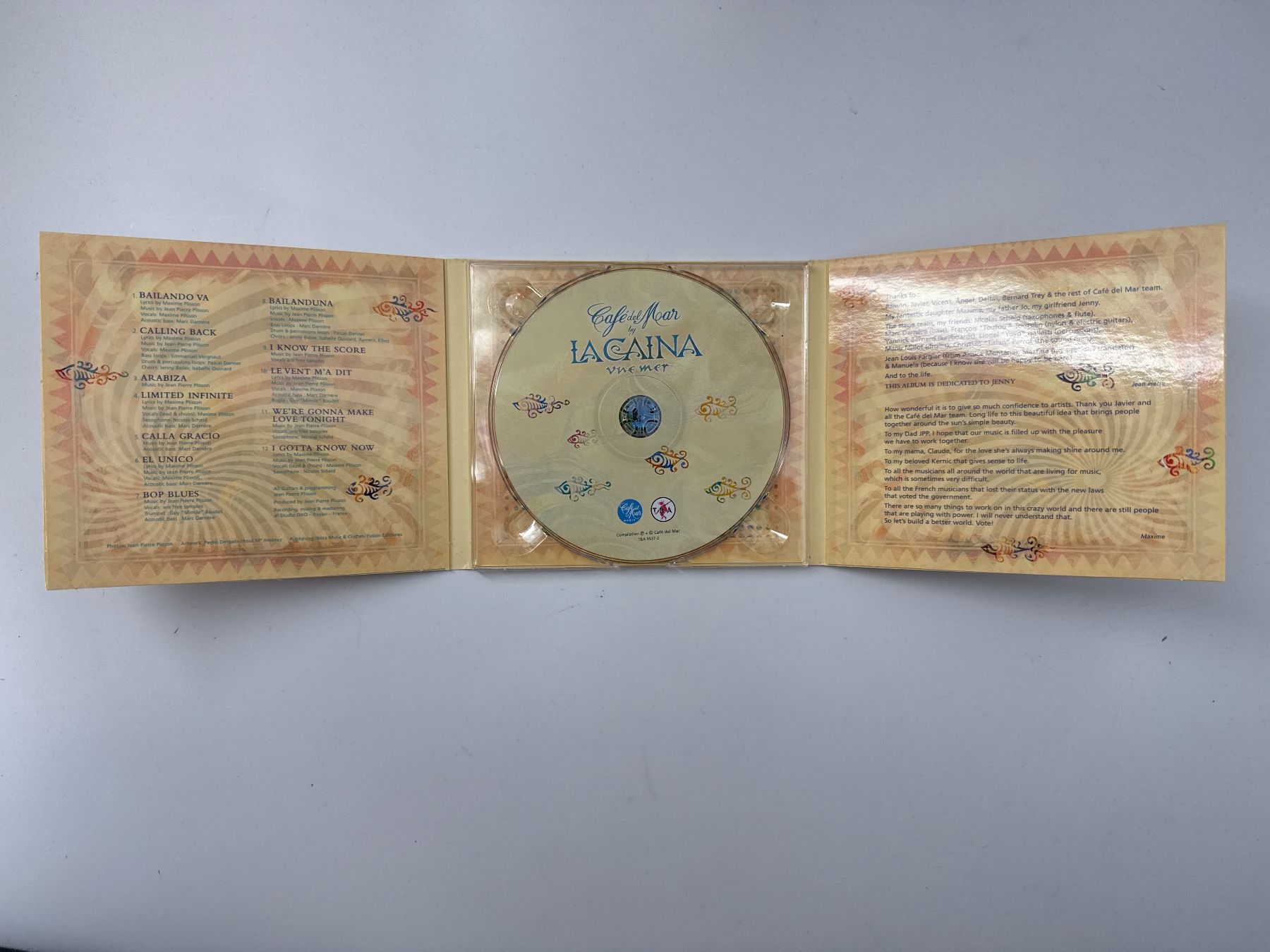 CD: Cafe del Mar - La Caina - Vue Mer CD – Usato da Auenstein venduto da moin. 2