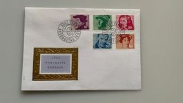 Helvetia 1969 Portraits Effigie 10,20,30,50,80Rp. 18.09.1969