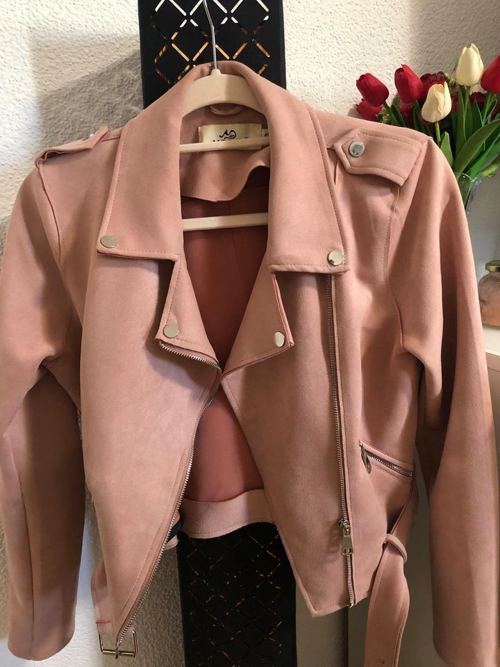 Vestes: Damen Velur Jacke L puderrosa – D'occasion à Tägerwilen par makcode09 1
