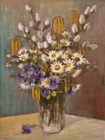 Fritz Brand – Frühlingsblümchen – Originalgemälde Bern