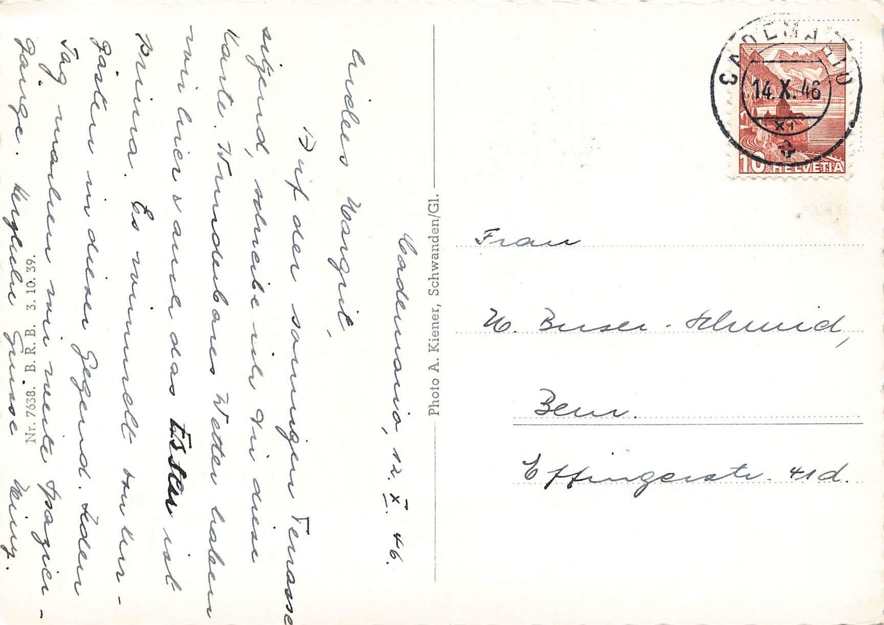 Cartoline postali: Cademario G – Usato da Biasca venduto da Blenio71 1