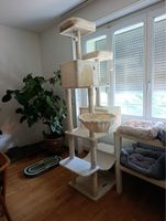 Kratzbaum beige mehrere Ebenen neu