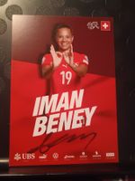 Iman Beney - handsignierte SFV Karte - ⚽🏆