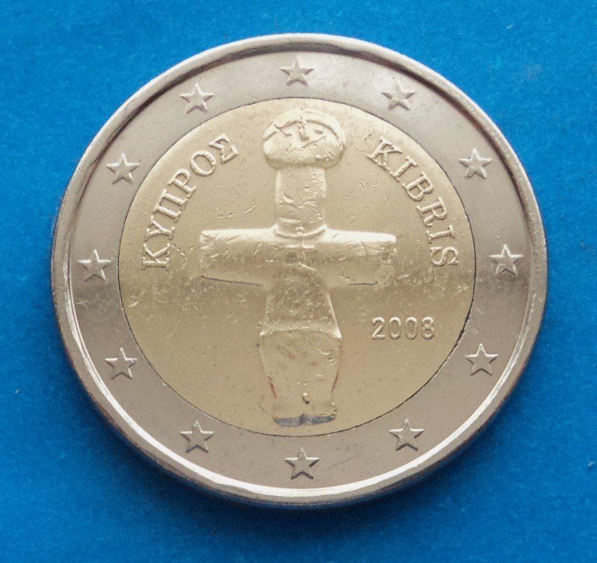 Tutti le monete: Zypern: 2 Euro 2008, SS. – Usato da Basel venduto da maripas17