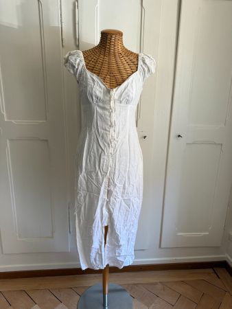 SAVAGE HONEY - Kleid weiss leicht XS