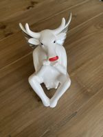 Originelle Kuh Skulptur, Deko Engel Kuh, neuwertig!