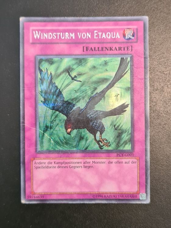 Yu-Gi-Oh! Windstorm Of Etaqua Trap Card - SOI-ENSE3 Secret Rare Limited Edition