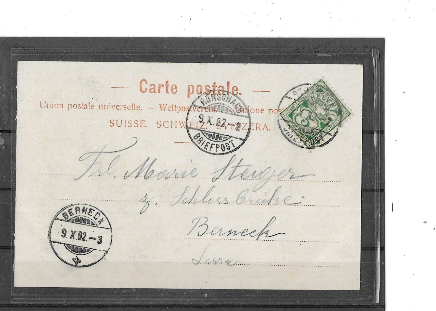 Cartoline postali: SG Rorschach 1902 Hafenplatz – Usato da Schocherswil venduto da Wilare 1