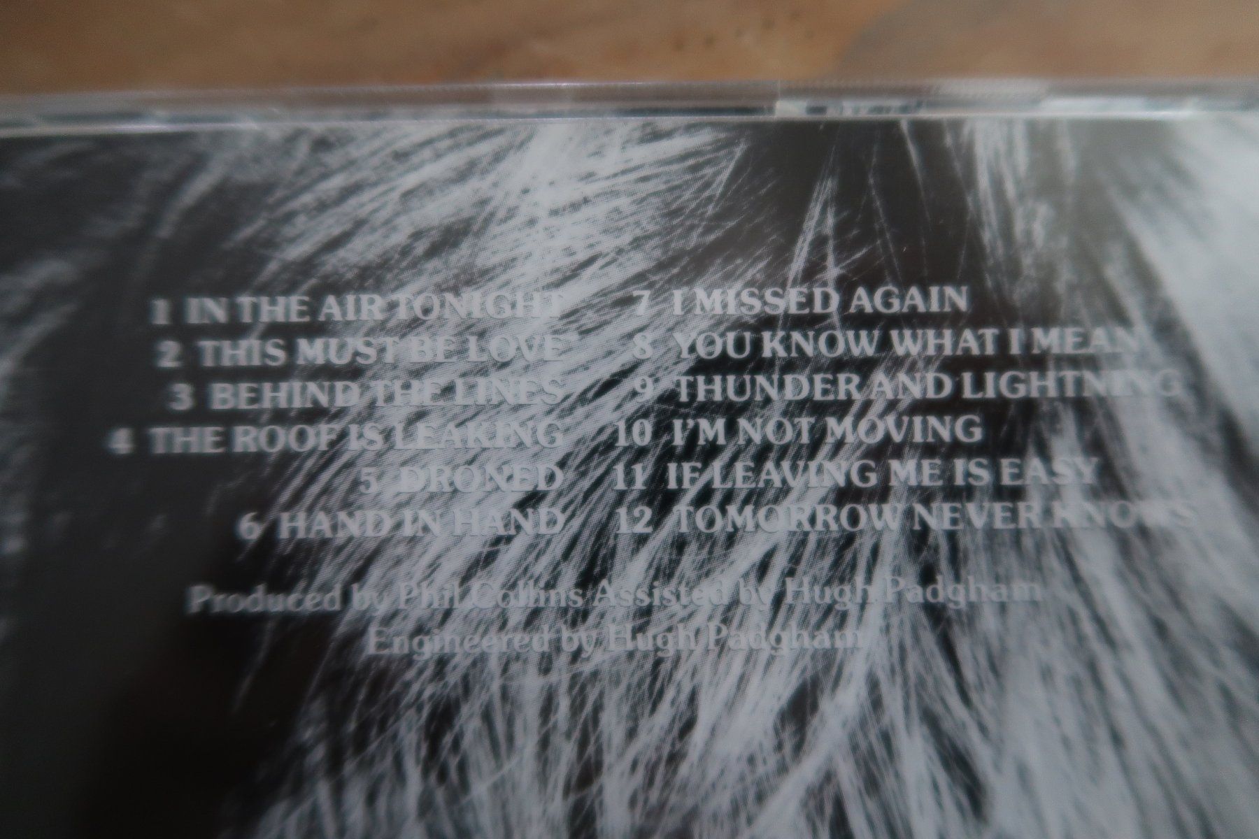 CD: PHIL COLLINS - FACE VALUE - mit IN THE AIR TONIGHT - CD – Usato da Basel venduto da Patiscat 2