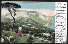 Capri Panorama dalle rovine di Tiberio