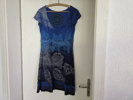 Desigual Kleid, blau, Grösse M, guter Zustand