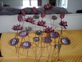 Déco murale nénuphares.Perfektes Geschenk!Schöne Seerosen 3D