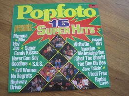 POPFOTO 16 Super Hits 70this  KULT LP