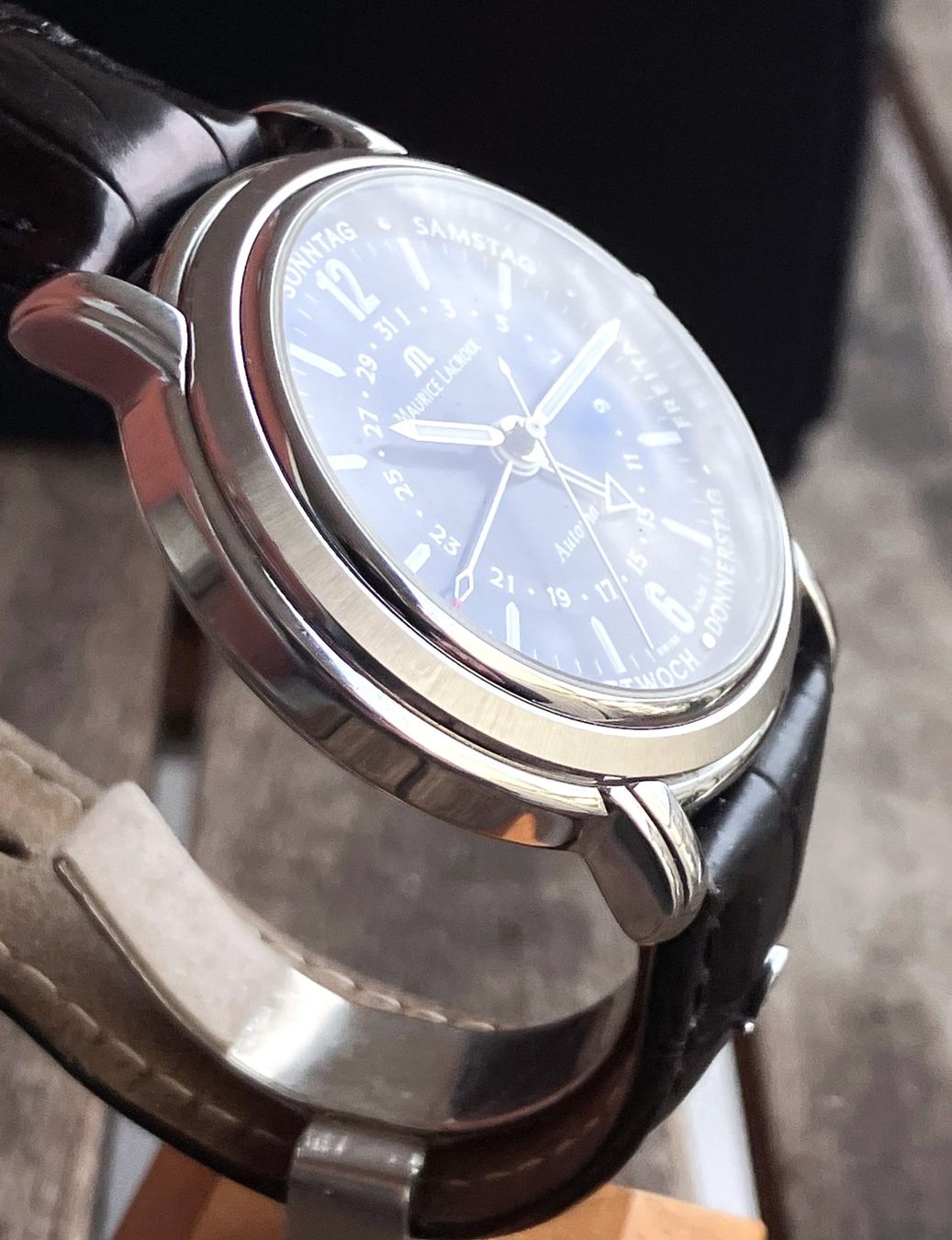 Maurice Lacroix Orologi: Maurice Lacroix Automatic Masterpiece Cinq Aiguilles FULLSET – Usato da Basel venduto da 4056BS 5