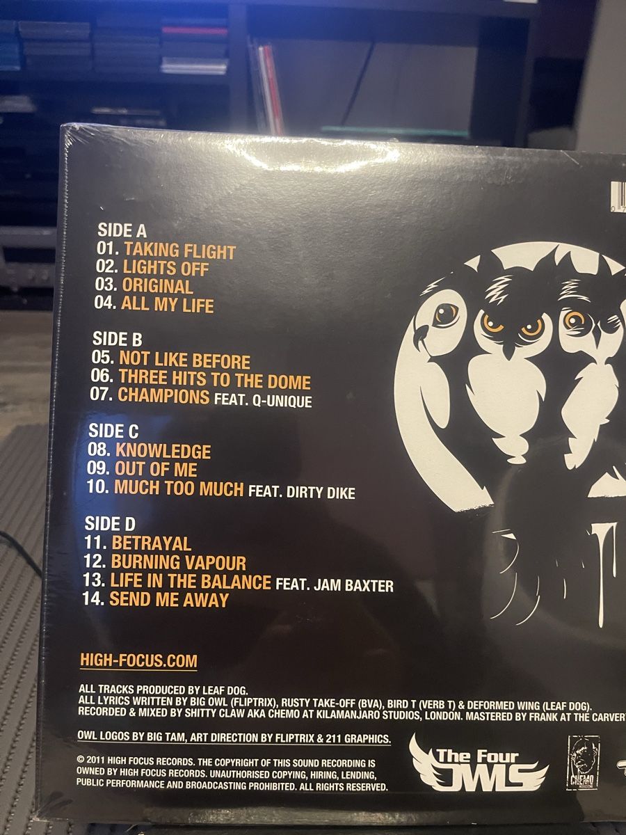 Schallplatten: The Four Owls / Nature Greatest  – Neu und originalverpackt aus Dagmersellen von stonefinger 1