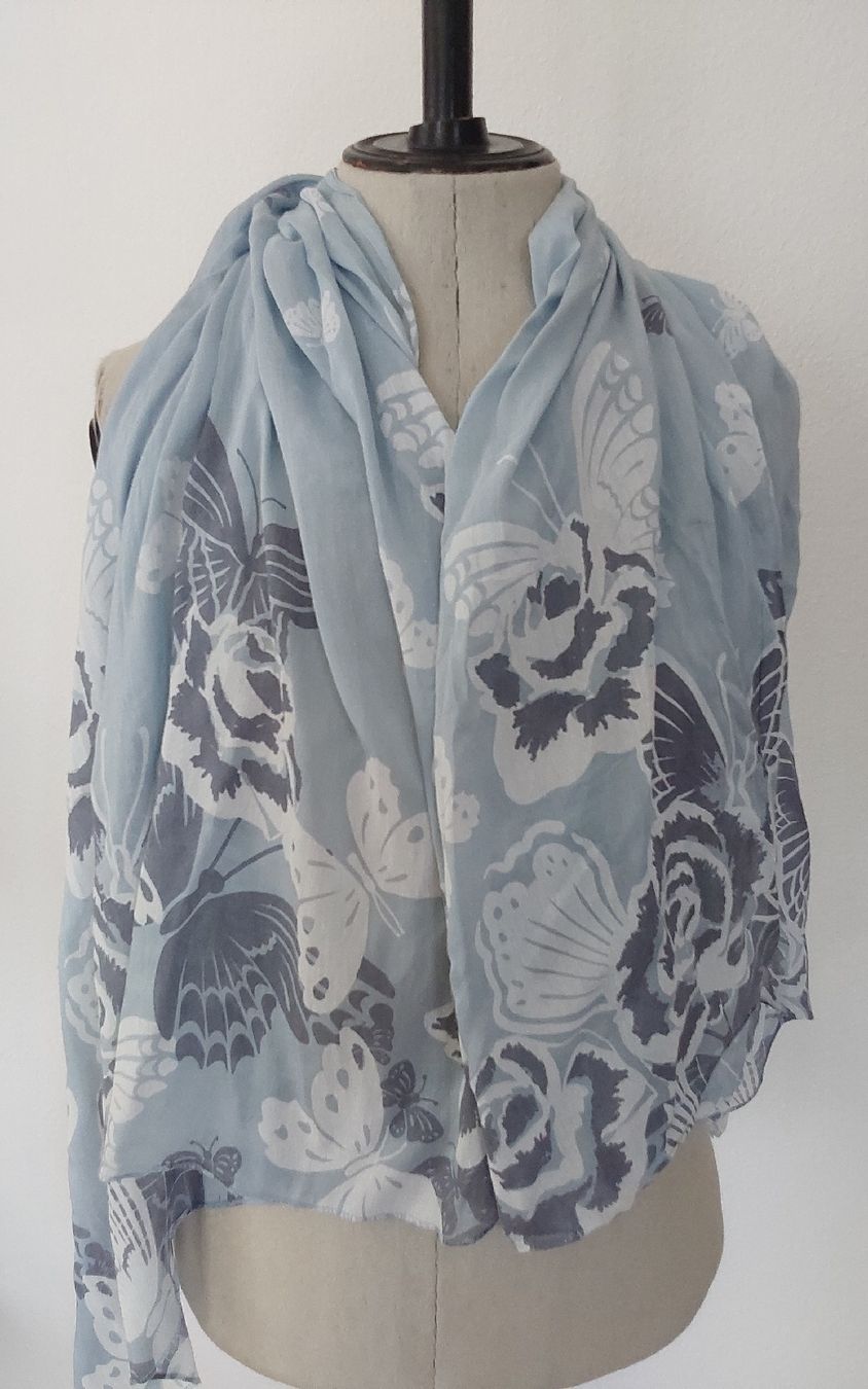 Foulard & Sciarpe: Schal Motiv Schmetterlinge – Usato da Köniz venduto da scopello12 1