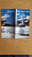 Prospekt Sernftal Glarnerland Schweiz Winter Sommer Skige...