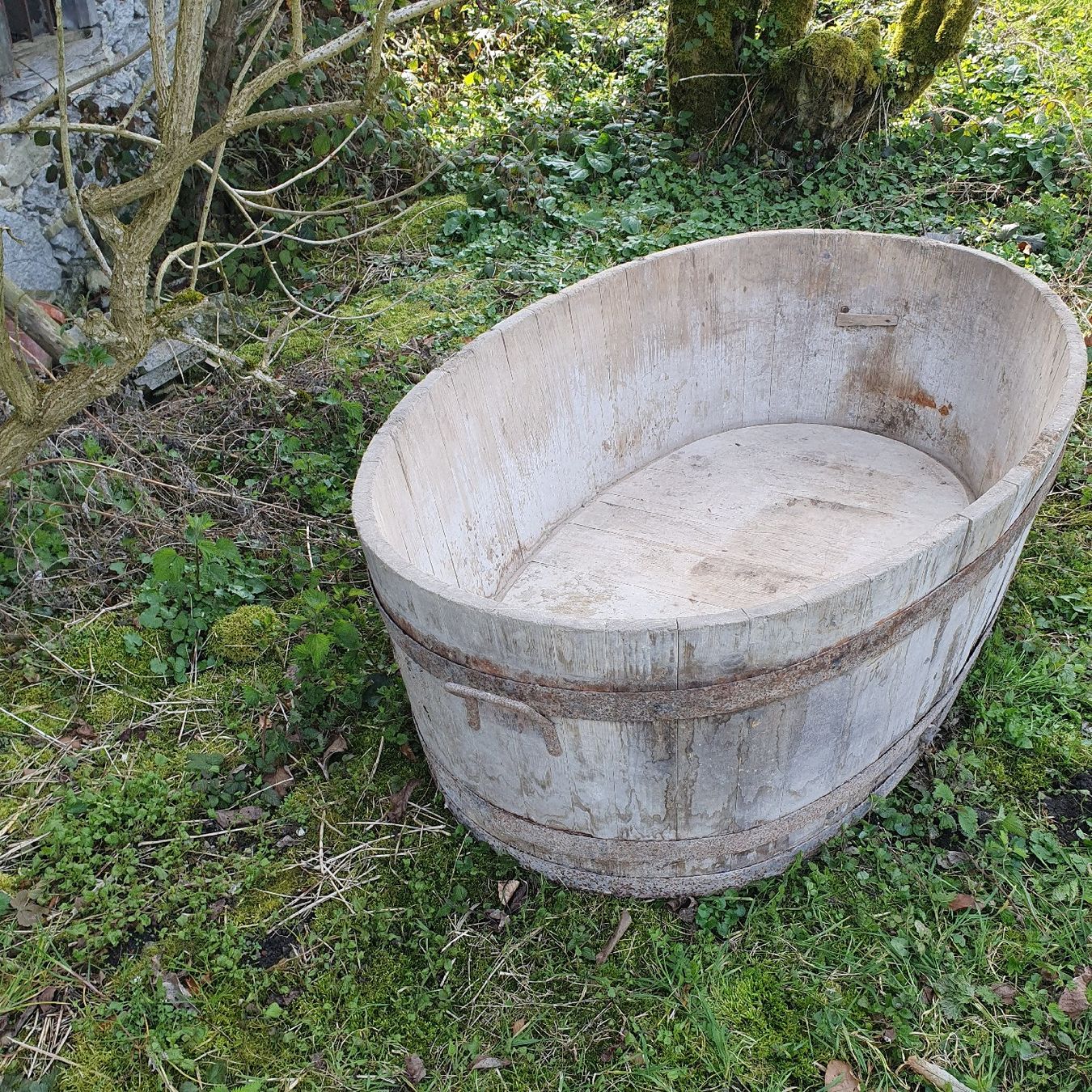 Vasche da bagno: Holz Badewanne Stande – Usato da Zug venduto da topinambur13