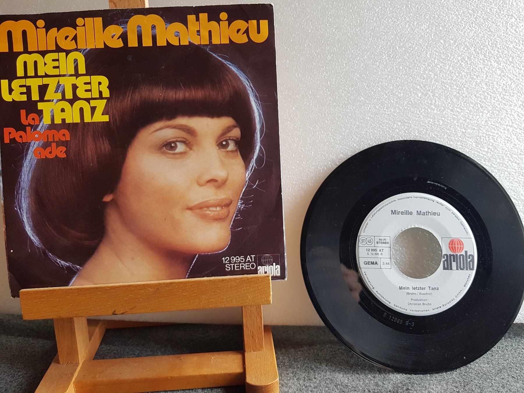 Dischi in vinile: Mireille Mathieu - Mein Letzter Tanz 7`` – Usato da Othmarsingen venduto da chrampfi01