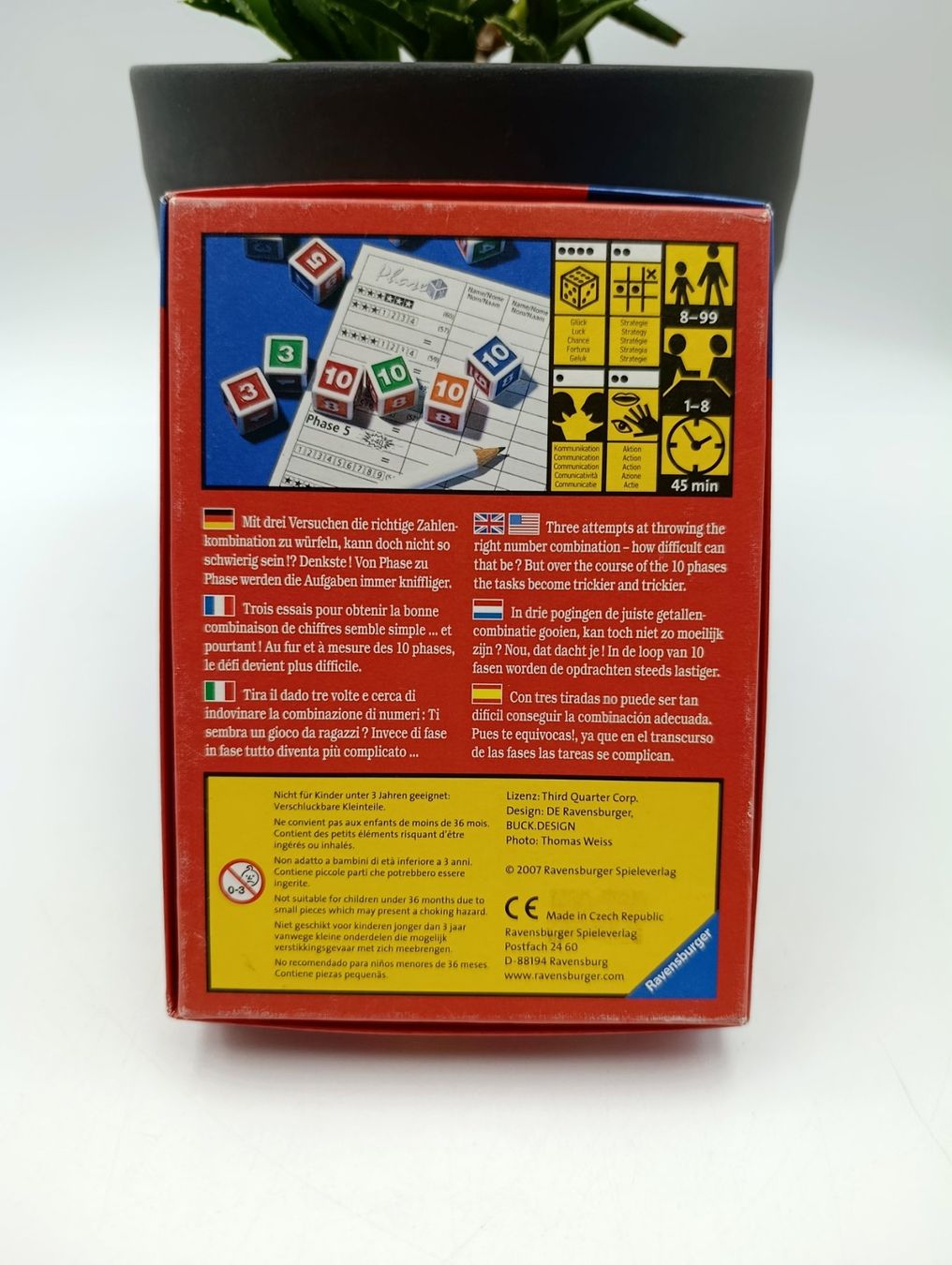 Ravensburger Giochi: Phase 10 Würfelspiel – Usato da Wil SG venduto da Donaldus 1