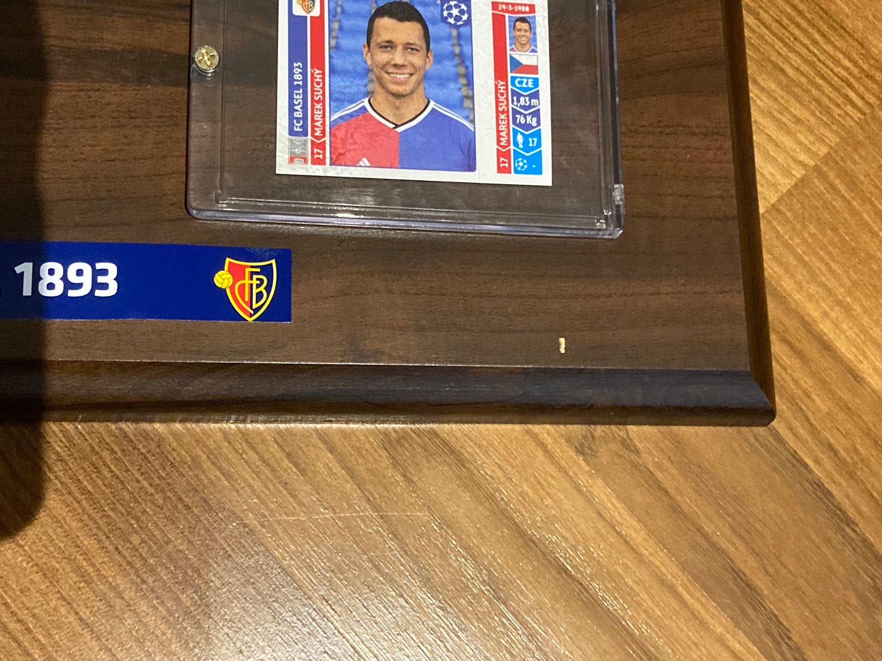 Autogramme: FC BASEL Autogramm Suchy u. Vaclik Plakette – Neu und originalverpackt aus Reinach BL von RetroGamesSportsMore 1