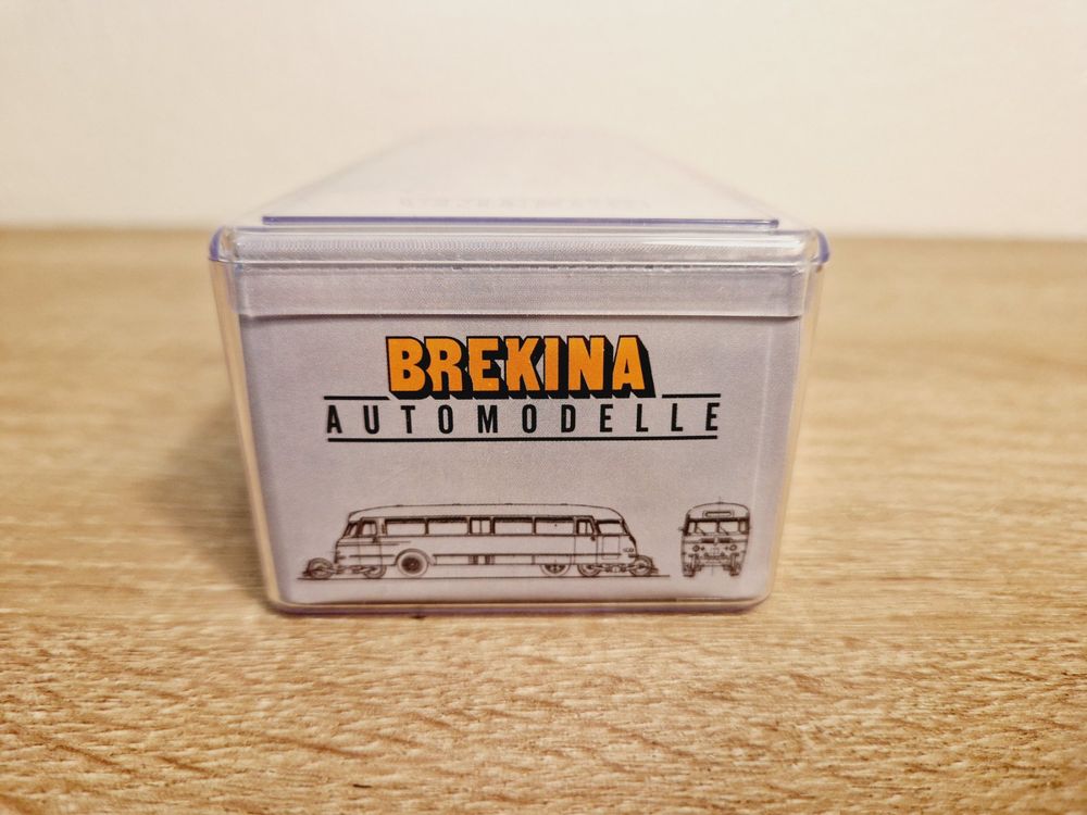 Bus Brekina NWF BS 300 Schi-Stra-Bus - Krombacher DB - Échelle HO 1:87 - Occasion