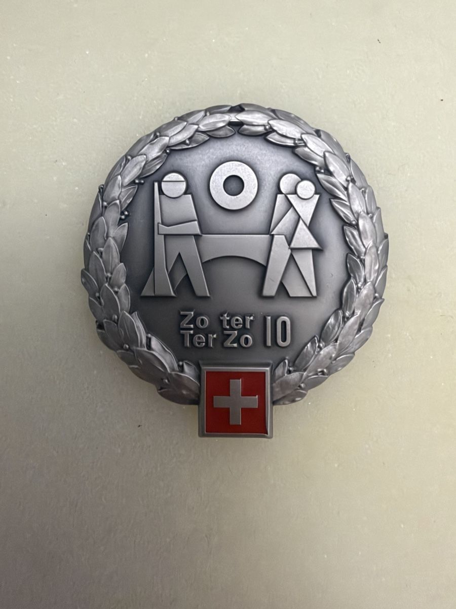Medaillen: Emblem Beret - Territorialzone 10 – Neu (gemäss Beschreibung) aus Pregassona von Sangiovese100