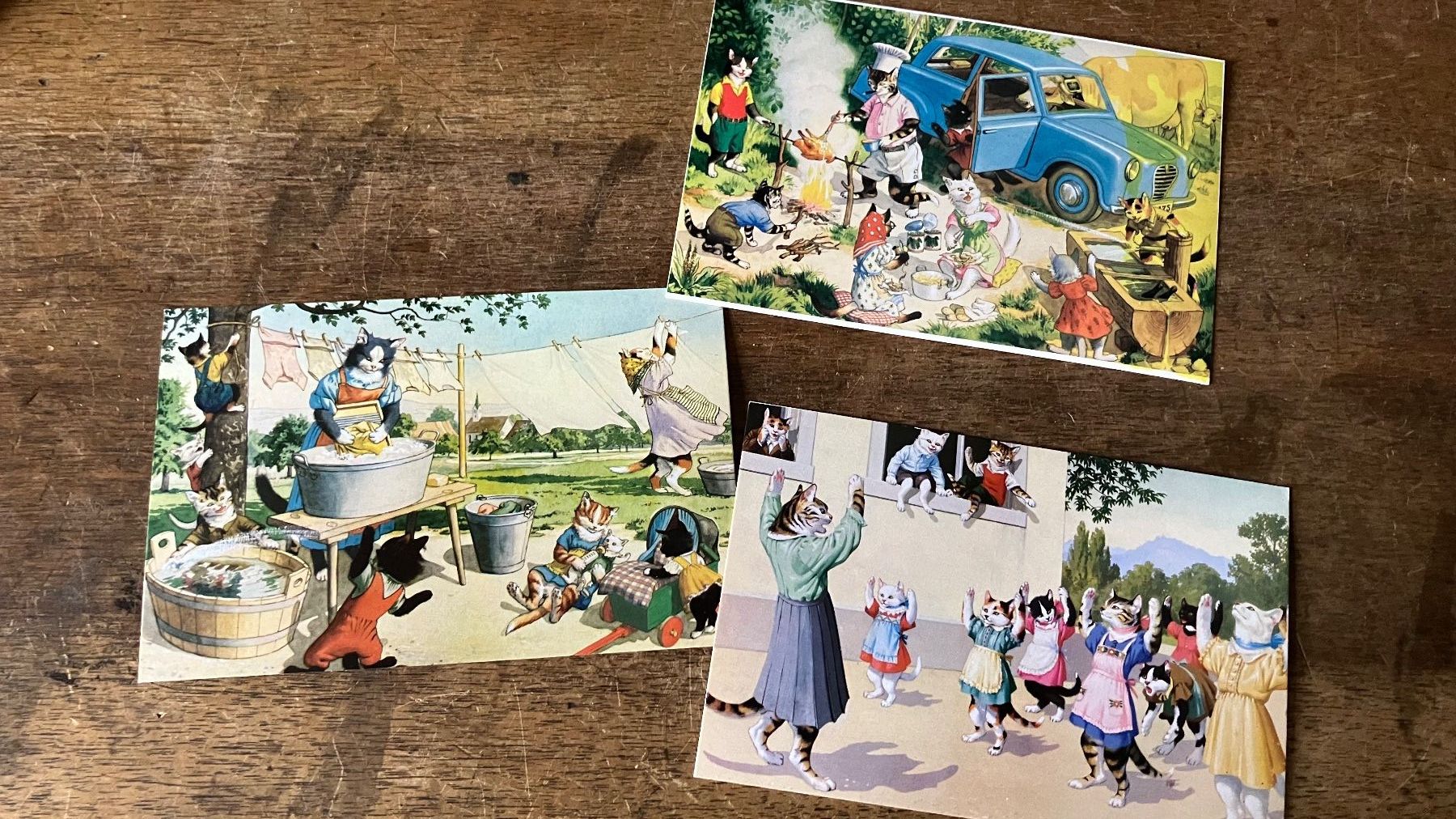 Cartoline postali: Cartes postales Katz chat Postkart vintage – Usato da St-Cierges venduto da LeRegain