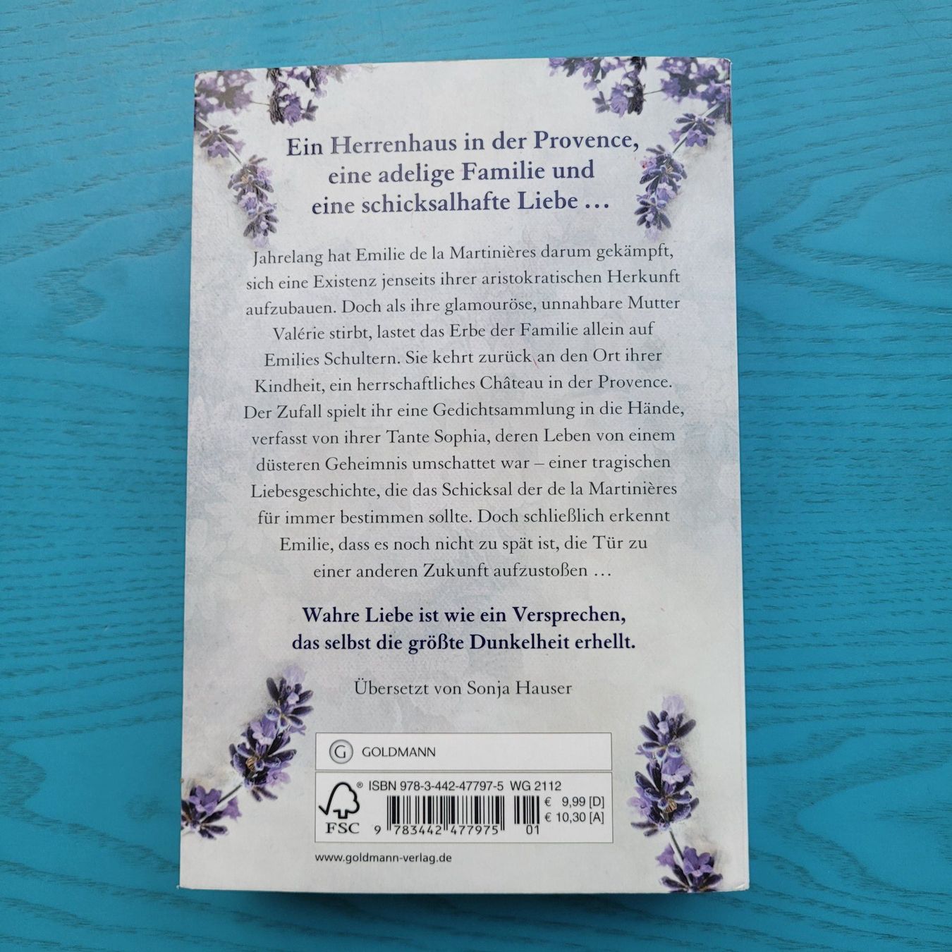 Libri: Lucinda Riley- Der Lavendelgarten – Usato da SCHÜBELBACH venduto da CoKaHa 1