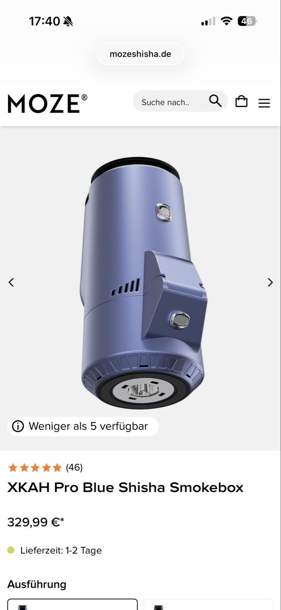 Narghilé: Xkah Shisha E-Aufsatz ohne Kohlen – Nuovo (secondo la descrizione) da Roggwil BE venduto da mis_w8bk 4