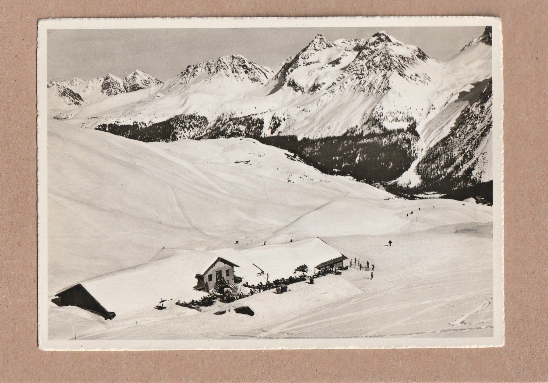 Cartoline postali: Ansichtskarte Arosa Carmenna Hütte – Usato da Würenlingen venduto da wetroki
