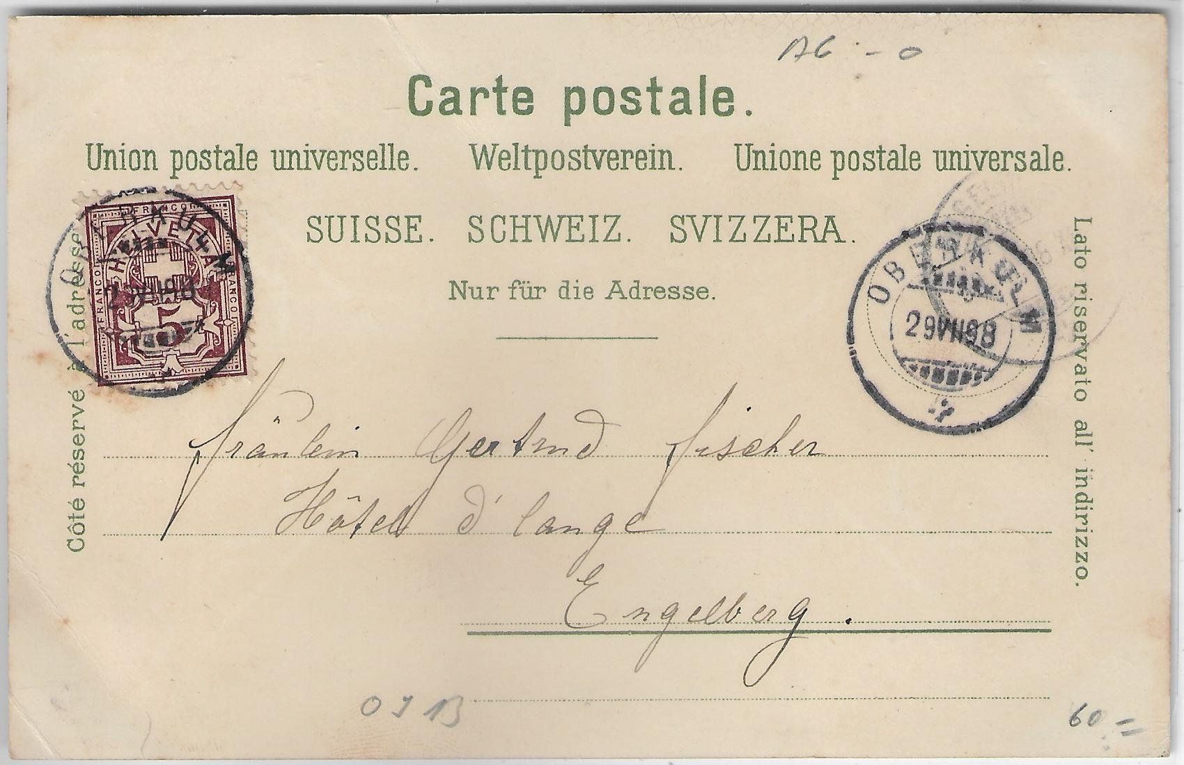 Cartoline postali: Gruss aus Kulm - Litho – Usato da Ettingen venduto da Kartenplanet 1