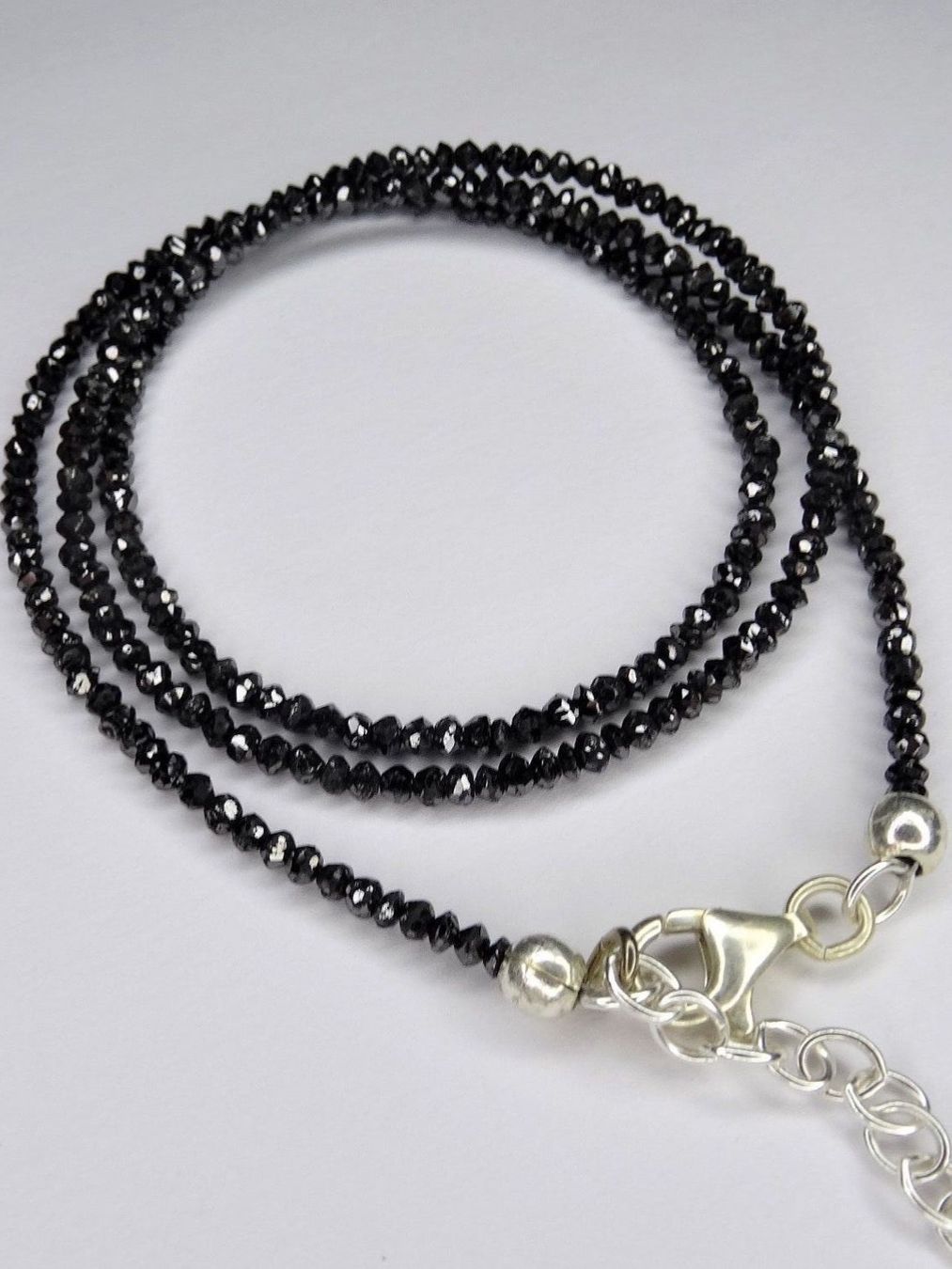Catenine: Schwarze Diamanten Halskette 19,50ct. – Nuovo e nell'imballaggio originale da Matten b. Interlaken venduto da kero71 1