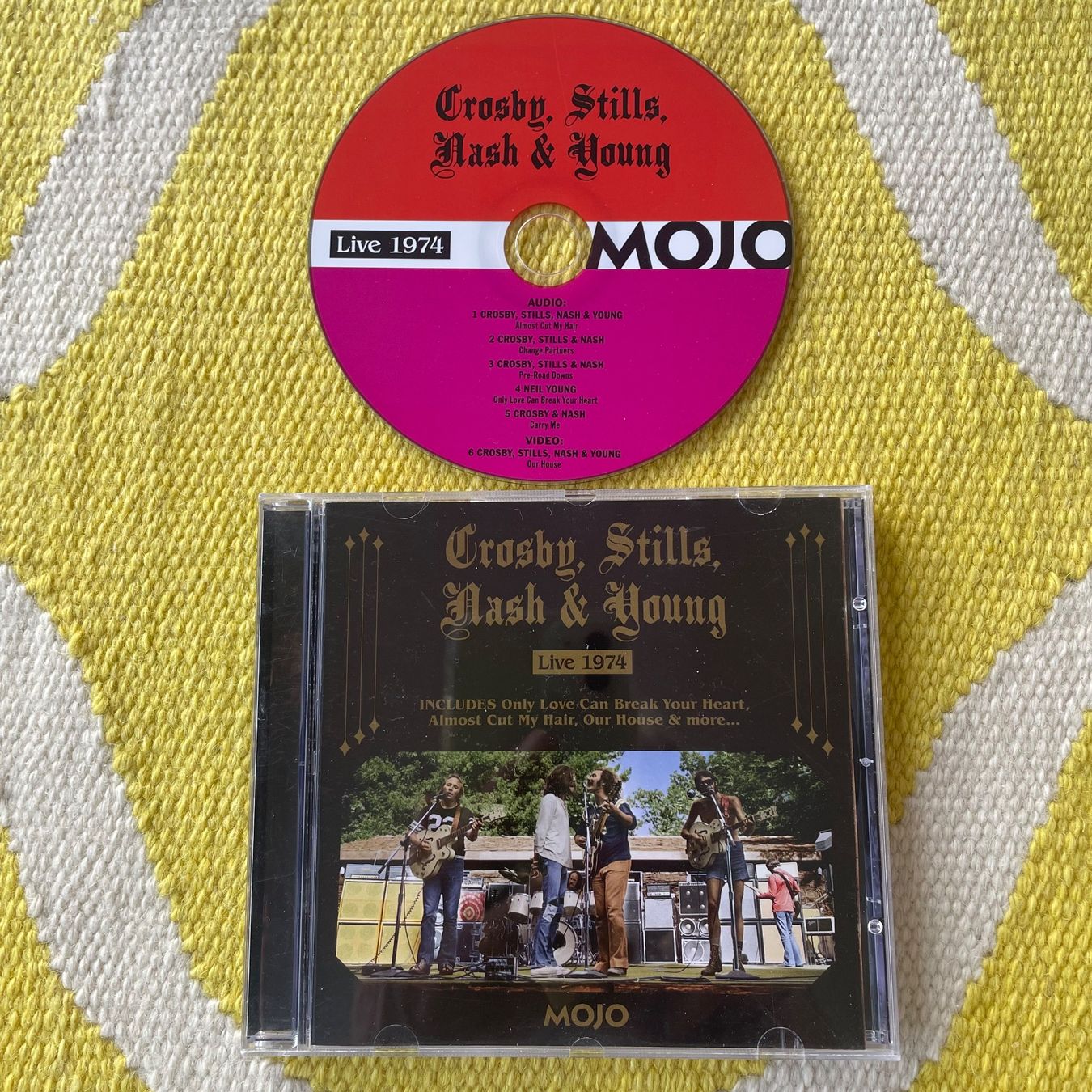 CD: CROSBY STILLS NASH&YOUNG-LIVE 1974 – Usato da Rorschacherberg venduto da CD-Roli