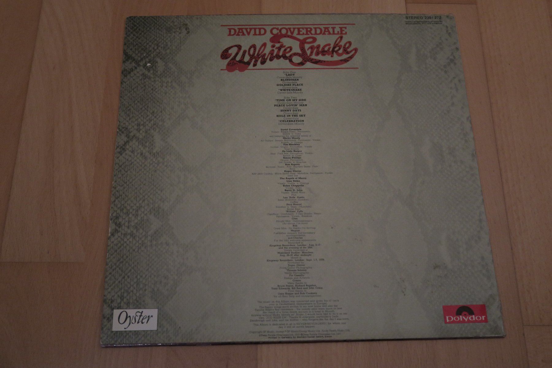 Dischi in vinile: David Coverdale – White Snake – Usato da Thun venduto da Karibu70 1