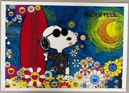 Death: Murakami Snoopy Surfer Boy, limitiert, signiert
