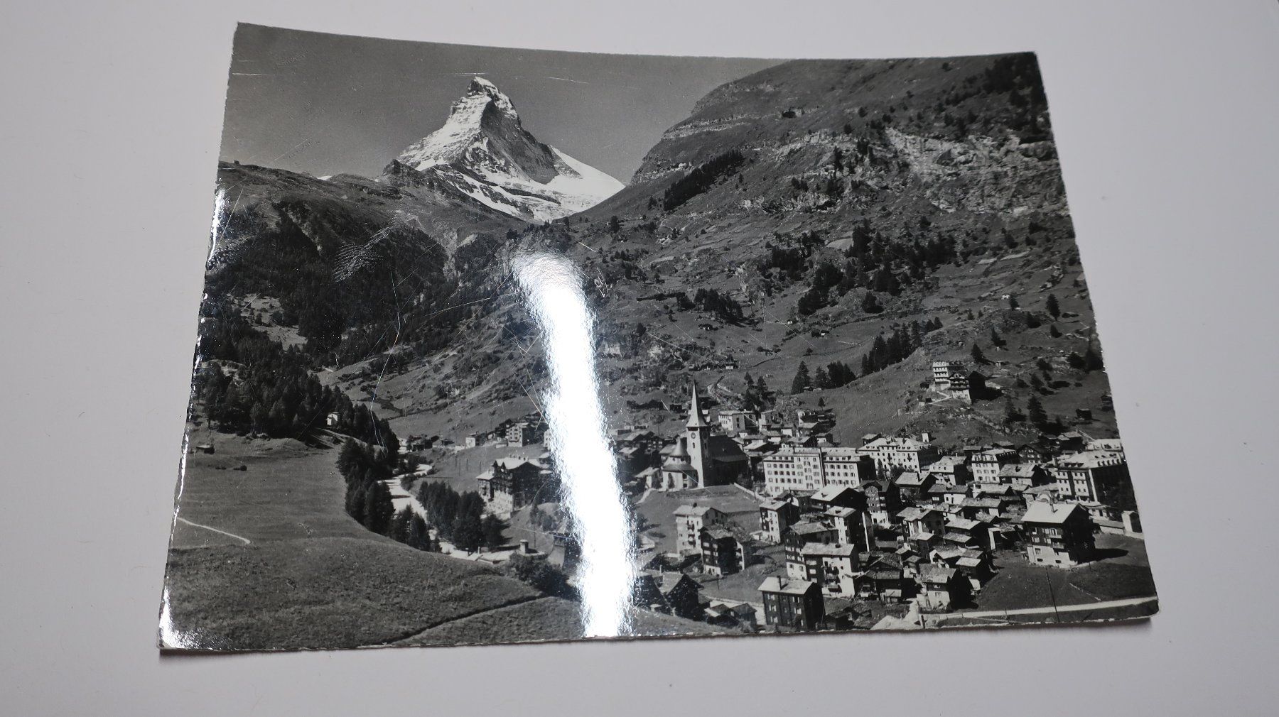 Cartoline postali: Zermatt mit Matterhorn – Difettoso da Cormoret venduto da Pascalll2001 1