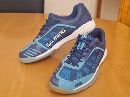 Hallenschuhe Salmin Falco, 41.5, blau/türkis, fast wie neu