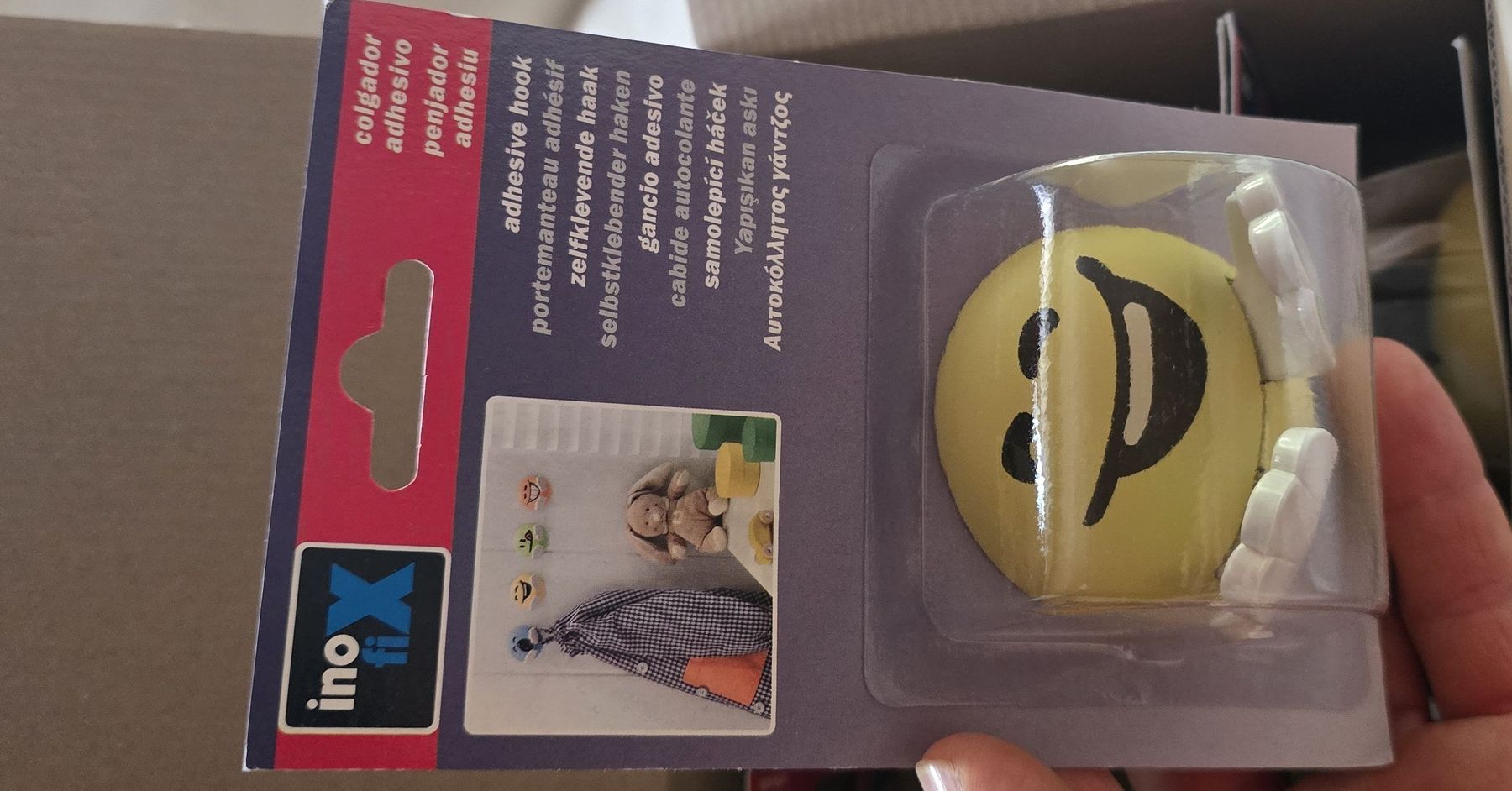 Quincaillerie: Ino X Klebehaken Smiley Neu – Neuf avec emballage d'origine à Weiningen ZH par ped_fbx2