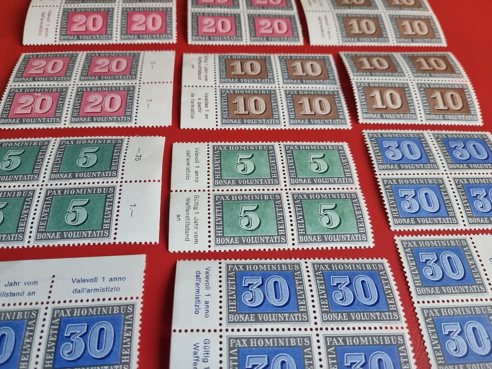 Tutti i francobolli: PAX SAMMLUNG - POSTFRISCH  - JAHR 1945 – Nuovo (secondo la descrizione) da Heimenschwand venduto da rog_p7h9 6