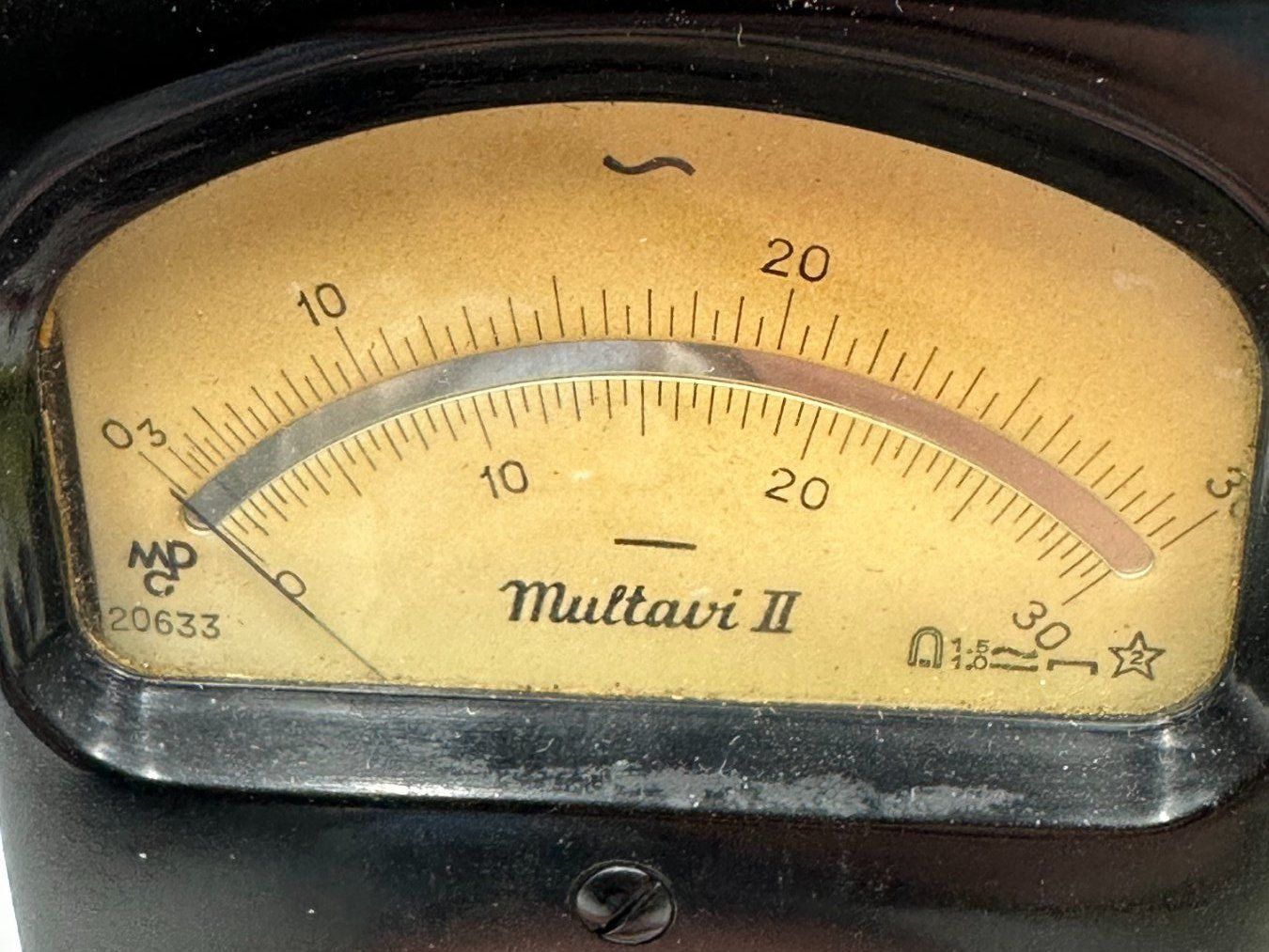 Misurare: Messgerät Multavi II Multimeter 1959 MPC Vintage – Usato da Luzern venduto da Lager6640 1