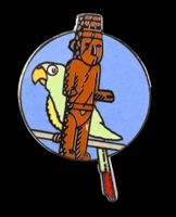 Hergé TINTIN - Pin Perroquet L'Oreille Cassé Corner 168