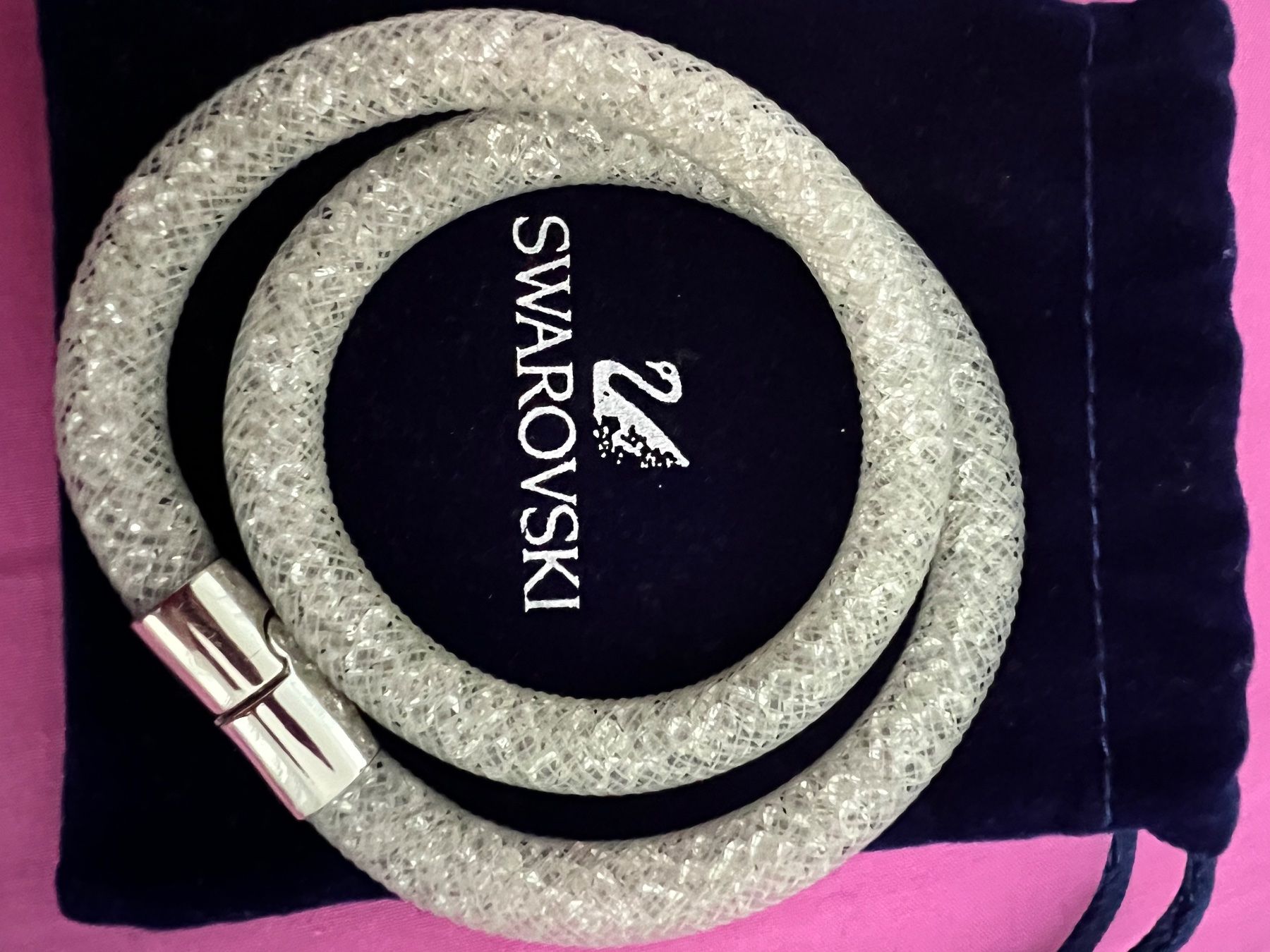 Swarovski Bracciali & Braccialetti: Collana o doppio bracciale Stardust Swarovski – Usato da Cugnasco venduto da FunnyLittleThing