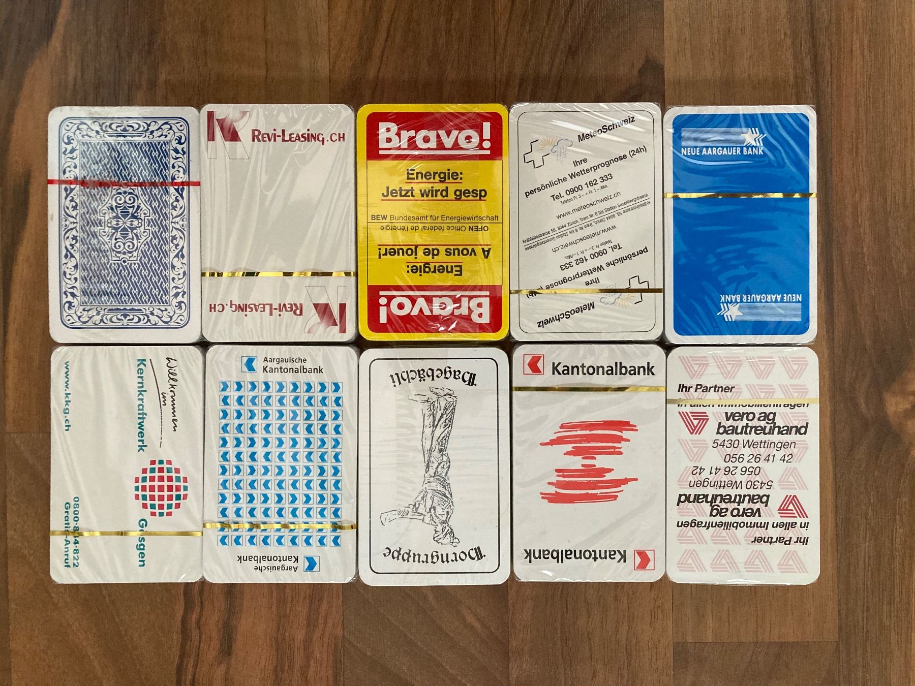 Giochi: 10 Päckli Jasskarten NEU – Nuovo e nell'imballaggio originale da Full-Reuenthal venduto da Firu 1