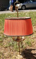 Antike Messing Tisch Lampe