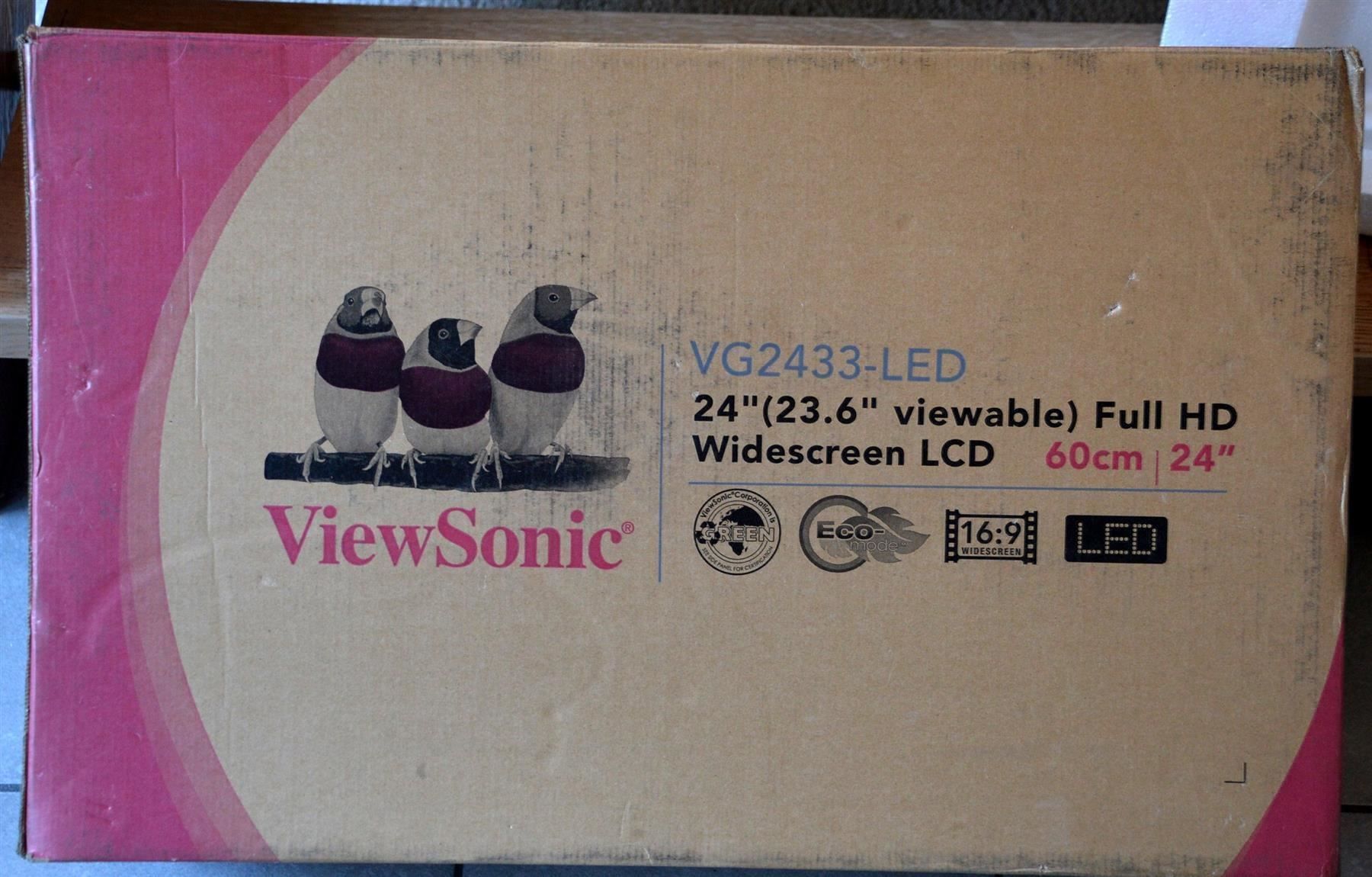 Viewsonic Monitor: Monitor ViewSonic VG2433-LED 24" moniteur – Usato da Collonges venduto da arashee 2