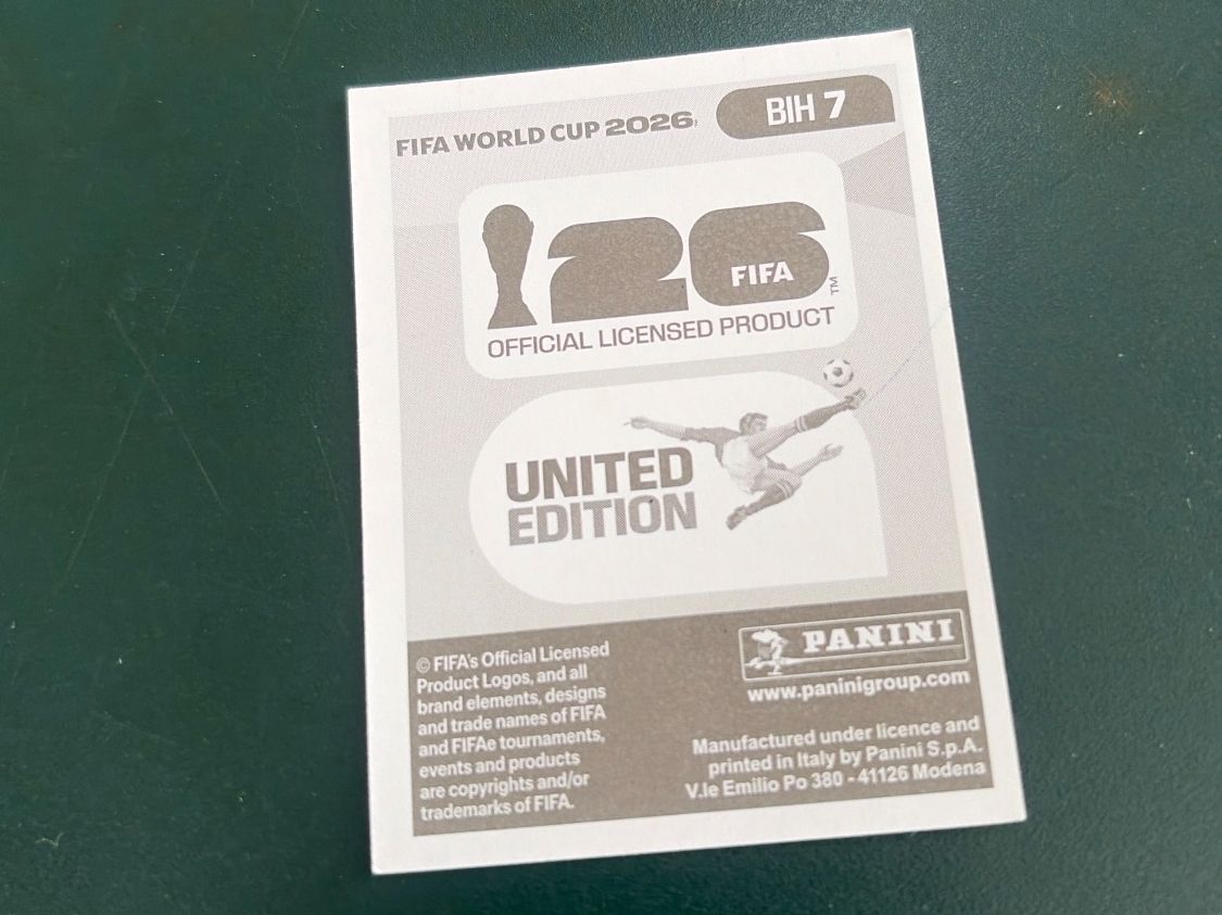 Panini Carte collezionabili: FIFA WORLD CUP 2026 - BIH 7 – Usato da Orbe venduto da heglau 1