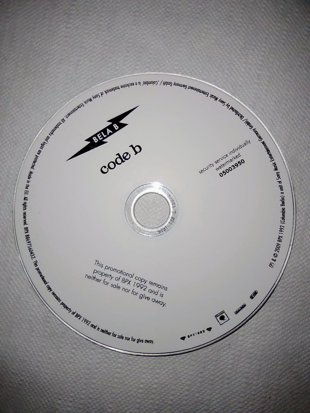 CD: DIE ÄRZTE PROMO CD ** BELA B. ** CODE B ** PUNK ** – Usato da Lupfig venduto da Womewome 5