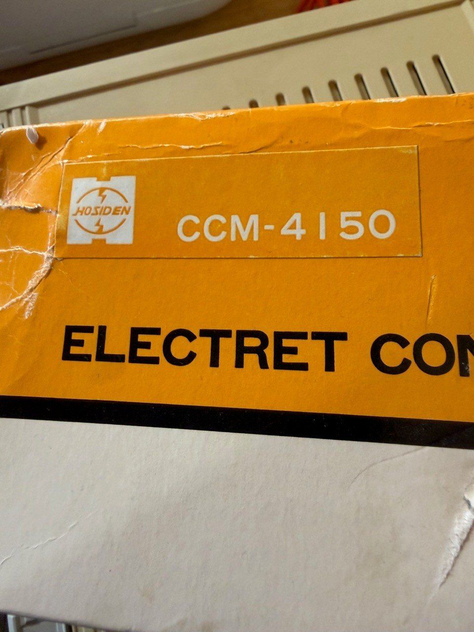Microfoni: Hosiden - Electret condenser Microphone CCM-4150 – Usato da fey venduto da Caductilometre 2